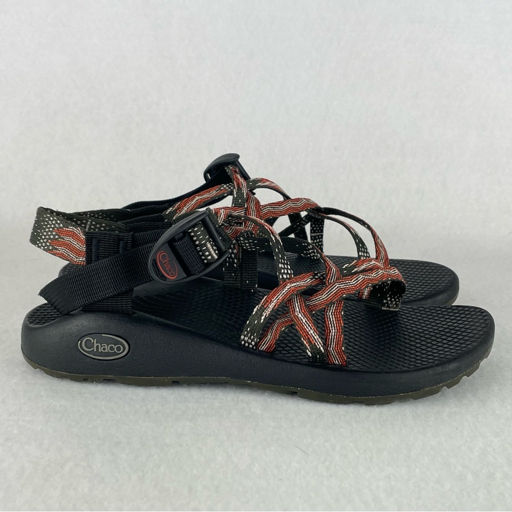 Chaco Black and Red Women's Sandals